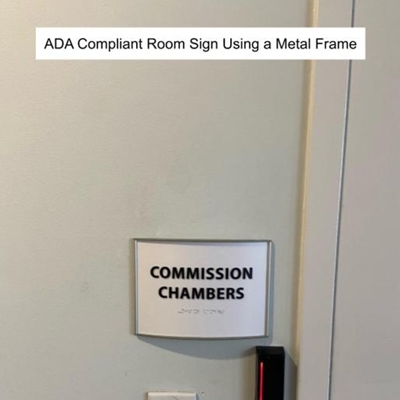 ADA Signs Photo